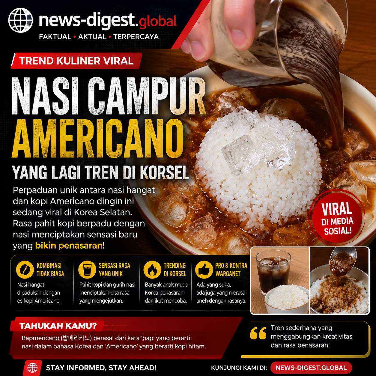 Bapmericano, Tren Unik Nasi Campur Americano yang Sedang Viral di Korea Selatan